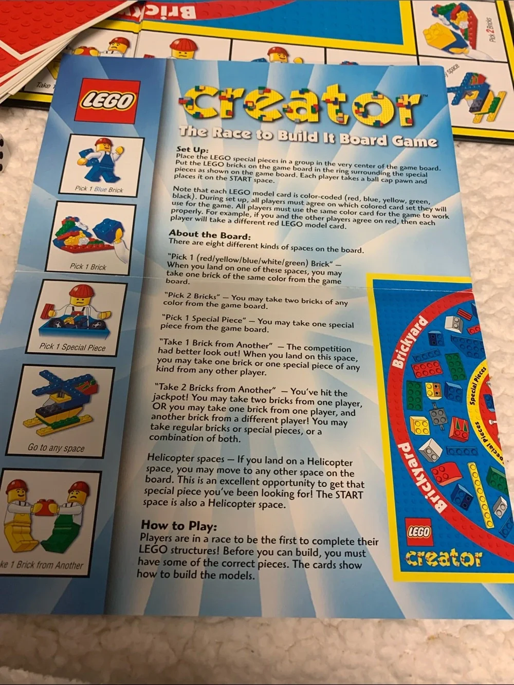 Lego Creator Board Game Flawless Like NEW The race to build with Lego’s game